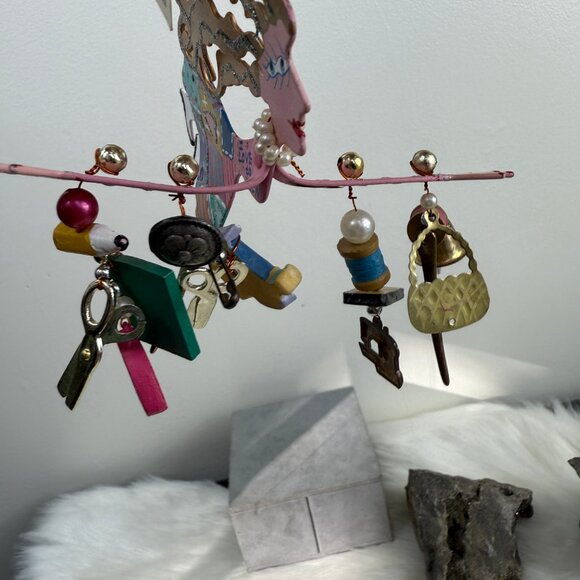 Karen Rossi Fanciful Flights Silvestri "I Love to Sew" Christmas Ornament - Picture 3 of 8